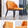 dining chair Kitchen Dining Room Furniture Chairs Dining Chair Set Of 2 with Metal Legs Velvet Seat And Backrests For Lounge Kitchen Bedroom Livi