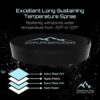 The Arctic Pod Portable Ice Bath Outdoor Tub - 80 x 80 x 72 cm 360L 2.7 kgs Cold Plunge Tub - Round Pool Inflatable Ice Bath Tub for Recovery, Fr