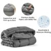 SONIVE Mattress Topper Ultra thick Fluffy Soft Topper Pillow-Top Box quilted pad with 360° elastic band up to 30cm Hotel Quality with Premuim 100