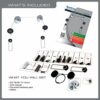 QualGear Universal Ultra Slim Low Profile Picture Hanging Style Wire Rope Stainless Steel Wall Mount for LED TV Upto 37-70-Inch