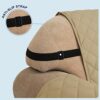 SU SUBRTEX Strench Sofa Cover Reversible Furniture Protector with Elastic Strap for Livingroom Non-Slip Washable Couch Chair for Pets Kids Childr