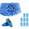 Beper C206UTI002 Waterproof Set of 100-Disposable Shoe Covers, Blue, One Size