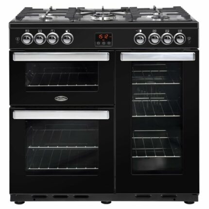 Belling Cookcentre X90G 90cm Gas Range Cooker - Black