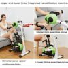 Electric Rehabilitation Exercise Bike, Motorized Leg and Arm Pedal Exerciser With LCD Monitor, Elderly Home Stroke Hemiplegia Rehabilitation Trai