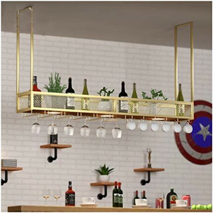 Stylish Simplicity down Wine Rack Simple Style Home Goblet Multi-Function Living Room Display Glass Storage Wine Rack - Restaurant Kitchen Bar Fl