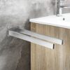 Towel Rail Self Adhesive 37CM, JiGiU Stainless Steel Bathroom Towel Bar Wall Mounted Towel Rack Storage Organizer ,Hand Towel Holder for Bathroom