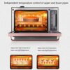 AIQMML Oven 28L Toaster Oven, Multi-Function Steam Oven with Timer - Toast - Bake - Broil Settings, Natural Convection 1.2L Water Tank, 2050W Kit