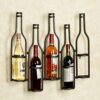 wine racks metal Wine Rack/Hanging Red Wine Cup Holder/Hanging Upside Down Glass Holder/Creative Home Bar/Wine Rack Hanging Glass Holder (Color :