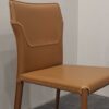 WALNUT Saddle Leather Dining Chair Single Relaxed Chair Dining Stool Furniture Furniture Chairs for Kitchen