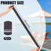 AMIJOUX 6 PCS Parasol Securing Straps, Adjustable Patio Parasol Umbrella Strap, Reusable Outdoor Umbrella Tie Multipurpose Umbrellas Strap For Us