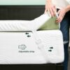 CHUN YI Mattress Topper Quilted Bed Protector Single 3 Inch Gel-Memory Foam Mattress Topper with Washable & Removable Cover for Sleep and Pressur