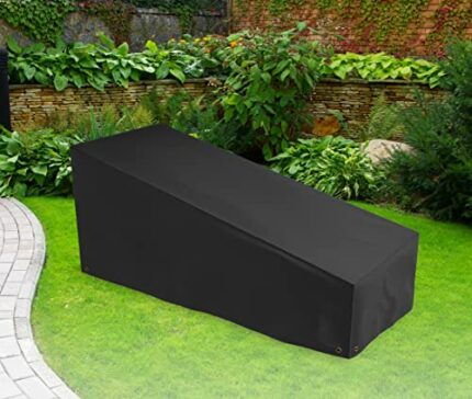 Bosmere Protector 6000 | Sun Lounger Garden Furniture Cover | L 175cm W 76cm H 76cm | 100% Waterproof, UV Protected, Heavy Duty 600D | 6 Year Gua