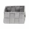 Compactor Stan Small Drawer Storage Organiser Basket, 12 x 12 x 7cm, Grey