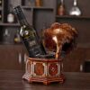 DLOETT Vintage Creative Grape Wine Rack, Decoration Restaurant Rotisserie, Nostalgic Personality Wine Bottle Rack