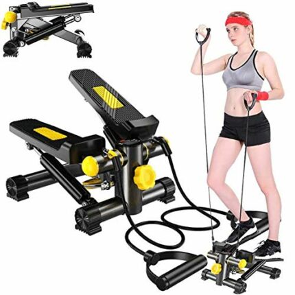 ALREMO HUANGXING - Stepper LCD Display Screen, Multi Function Treadmill Exercise Machine, Sports Weight Loss Hydraulic Mini Stovepipe Fitness Equ