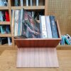 TreeHouse London Wooden Vinyl Record Holder – 80/100 LP Storage Rack - Book or Album Display Stand – Vinyl Record Storage – Modern Vinyl Organize