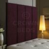 CROWNBEDSUK !EXCELLENT ALTON WALL HEADBOARD IN 2ft6,3ft,4ft,4ft6,5ft,6ft AND HEIGHT OPTIONS! (Brown, 5ft (kingsize) 44'')