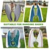 BESPORTBLE Shoes Hangers Shoe Drying Rack Dryer Shoe Holder Shoe Storage Organizer Shoes Hanging Hook Stainless Steel Shoes Hanger 2PCS