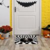 VOKFLYA Halloween 3D Illusion Clown Door Mat Halloween Rug 29 X 17 Non-Slip Scary Doormat for Front Door Indoor Outdoor Welcome Mats for Entrance