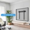 TV Wall Bracket FORGING MOUNT Ultra Slim Fixed TV Bracket TV Wall Mount for Most LED LCD Plasma Flat Curved 32-65 inch TVs up to 60kg Heavy Duty