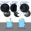 Winsper Canopy Weights Bag, 176 LBS Tent Weights Set of 4-20L Heavy Duty Portable Water/Sand Weights Strong Windproof for Pop up Canopy, Tent, Ga