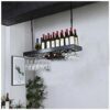 Ceiling Stylish Simplicity Down Wine Glass Holder Stylish Simplicity Industrial Retro Metal Wrought Iron Home Stylish Simplicity Glass Wine Glass