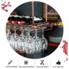 Ceiling Stylish Simplicity Wine Bottle Rack Stylish Simplicity Industrial Metal Retro Stylish Simplicity Down Home Glass Goblet Rack Kitchen Cutl