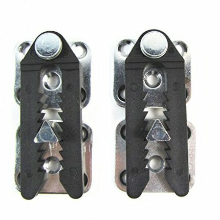 YJZ 2Pcs Sofa Sectional Furniture Connector Joint Snap Alligator Clip