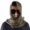 ALREMO HUANGXING - Camouflage Netting, Tactical Mesh Net Camo Scarf Sniper Veil Scarf, Big Eye Net Camouflage Your Neck, Face & Head for Wargame,