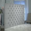 CROWNBEDSUK QUALITY FAUX LEATHER ALTON HEADBOARD IN 2ft6,3ft,4ft,4ft6,5ft,6ft NEW!!!!! (6FT SUPER KINGSIZE, BLUE)