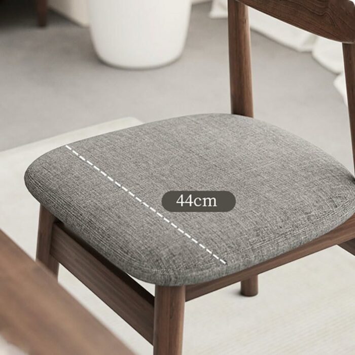 LXXSH Wood Dining Chairs Hotel Lounge Dining Stool Living Room Kitchen Home Furniture