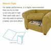 BLS Non-Slip Cushion Underlay Couch Underlay Pad, Keep Your Cushions Stay in The Place for Sofa Upgraded Double Sided Anti-Slip Silicone + Felt i