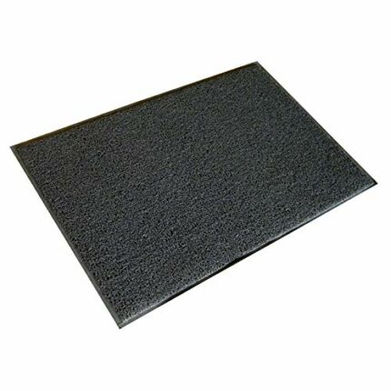 Ultralux Indoor Outdoor Heavy Duty Dirt Trapper Entrance Mat | 60cm x 90cm | Absorbent, Strong, Waterproof, Non-Slip Durable Door Mat | Dark Grey