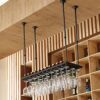 Wine racks Ceiling Adjustable Hanging Industrial Bar Red Wine Glasses Storage Shelf/Metal Industrial Decoration Shelf/Cabinet Organizer Home Deco