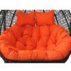 Wan-b 2 Seater Egg Chair Swing Cushion Outdoor, Hanging Hammock Chair Cushion Replacement, Washable Thick Large Wicker Swing Chair, Waterproof, G