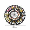 Wine rack Nordic Creative Wine Rack LED Light Round Wine Rack Wall-mounted Wine Rack Freestanding Wine Rack Shelf