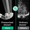 SHOPTOP® Shower Head High Pressure 3 Modes Adjustable Showerheads for Hard & Low Water Pressure with Replaceable Filter Contains Purifying Filtra