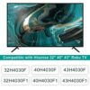 TV Stand Base for Hisense TV Legs, Base Stand for Hisense 32" 40" 43" Smart TV, for 32H4030F 32H4030F1 40H4030F 43H4030F, Replacement for Hisense
