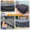 ARIZEC Garden Table Cover with Airvent, Extra Thick 600D Garden Furniture Covers, Patio Furniture Cover, Waterproof Windproof 170x94x71cm