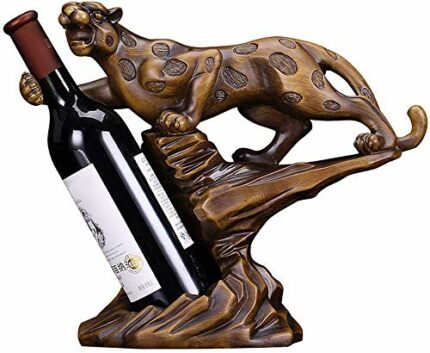 PIBM Stylish Simplicity Wine Racks Free Standing Decor,Animal Ornament Statue,Retro Resin Craft,Wine Racks Floor,Fashion Home Decor Centerpiece(3