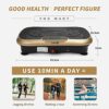 Dripex Vibration Plate Exercise Machine, Whole Body Workout Fitness Vibration Plate, Vibration Power Plate with Resistance Bands,Slim Vibration P