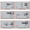 Bathroom Free Punching Long Towel Rack,Stainless Steel Double Towel Bar,Bathroom Towel Hanging Rod Wall Mount Towel Bar 30Cm/D