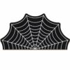 Ceenna Halloween Door Mat Spider Web Doormat Halloween Rug Non Slip Goth Bath Mat Witchy Goth Rugs for Bathroom Kitchen Living Room Indoor Outdoo