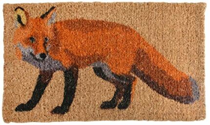 Fallen Fruits Fox Printed Coir Doormat