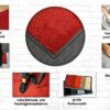 Wash+Dry Doormat, Polyamide Back: Nitrile Rubber, Raven Black, Black, 35x120cm