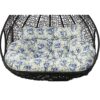 Wan-b 2 Seater Egg Chair Swing Cushion Outdoor, Hanging Hammock Chair Cushion Replacement, Washable Thick Large Wicker Swing Chair, Waterproof, G