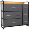 YITAHOME Chest of Drawers, Non-Woven Fabric 7-Drawer Storage Organizer Unit for Bedroom Living Room Closet, Sturdy Steel Frame, Easy Pull Fabric