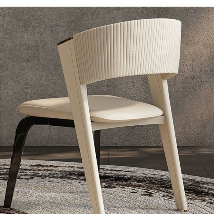LXXSH Dining Chairs Backrest Dining Room Metal Chairs Kitchen Furniture Lounge Chair