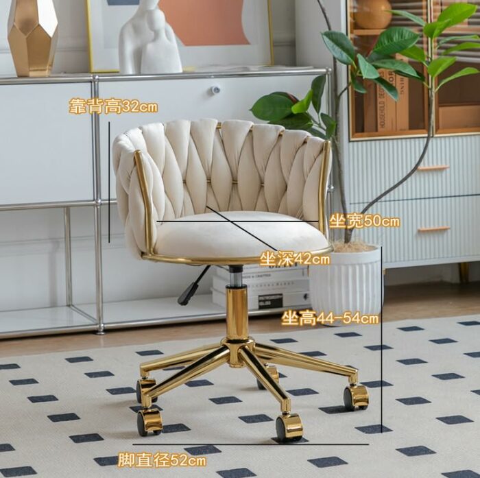 Luxury Makeup Chairs,Furniture,Bedroom Dressing Stools,Home Dressing Tables,Armchairs,Manicure Stools,Computer Desks,Chair (Pink)