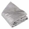 95% Aluminet Shade Cloth Heavy Duty Shade Mesh Tarp Sun Block Fabric Cover Canopy Sun Pet Shade Garden 10ft x 10ft